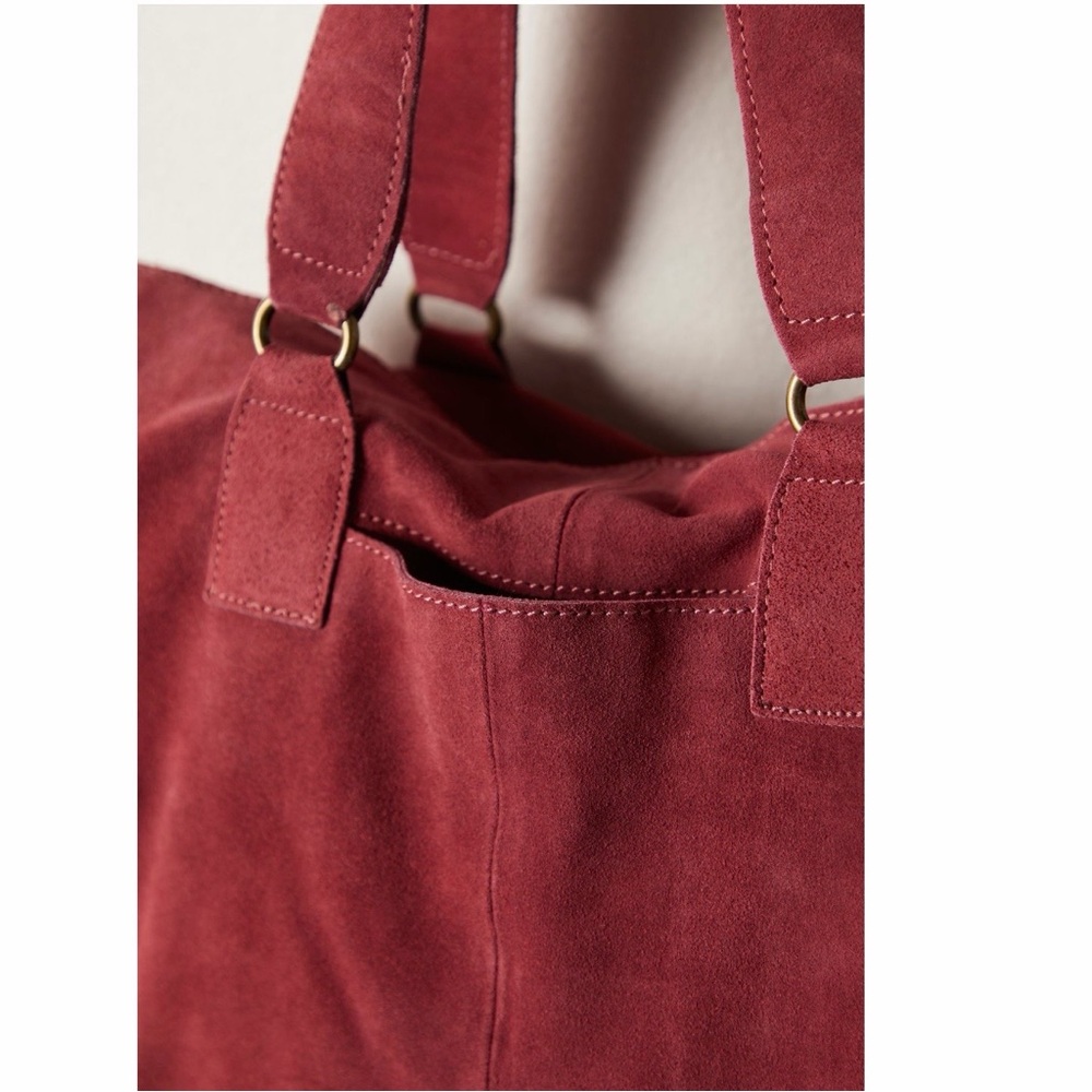 NWT free people salma suede tote bag - Picture 3 of 6